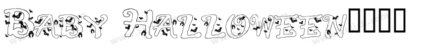 Baby Halloween字体转换